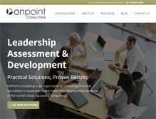 Tablet Screenshot of onpointconsultingllc.com